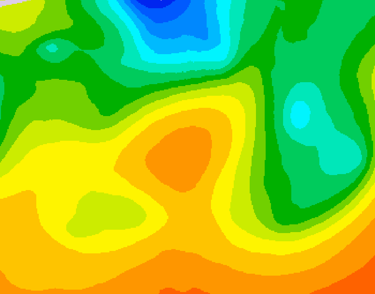 GDPS 500 millibar geopotential height 048 hour forecast chart for Canada based on 2026/05/30 1200Z data