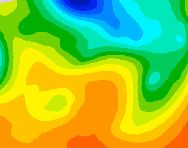 GDPS 500 millibar geopotential height 072 hour forecast chart for Canada based on 2026/05/30 1200Z data