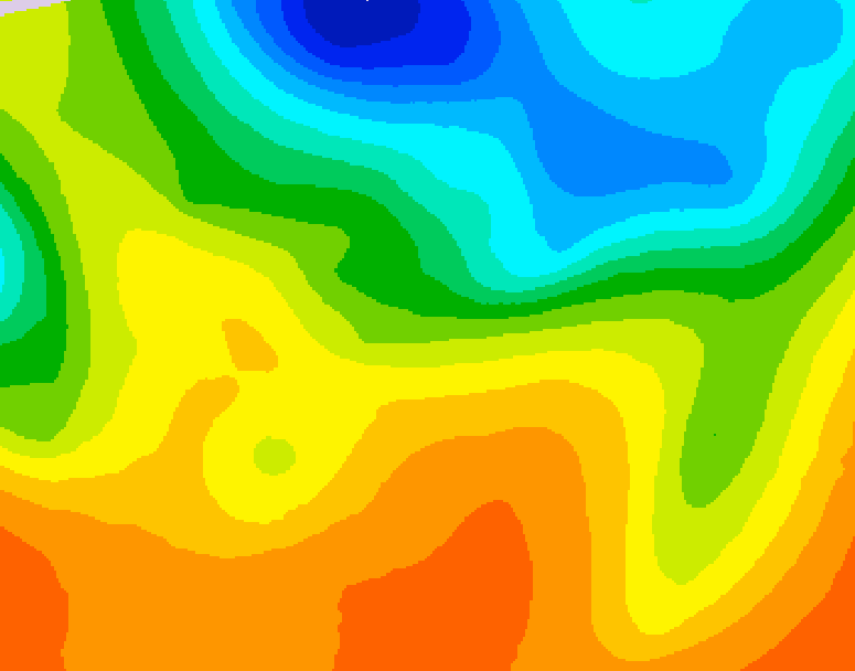 GDPS 500 millibar geopotential height 090 hour forecast chart for Canada based on 2026/05/30 1200Z data