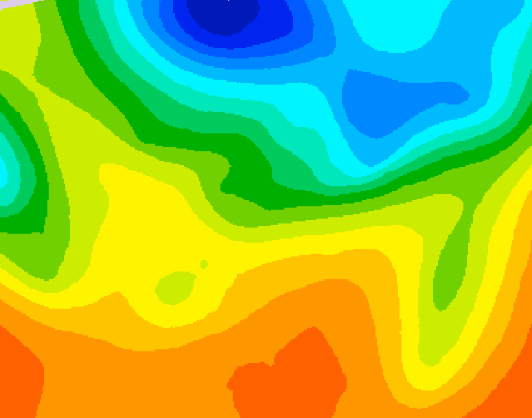 GDPS 500 millibar geopotential height 096 hour forecast chart for Canada based on 2026/05/30 1200Z data