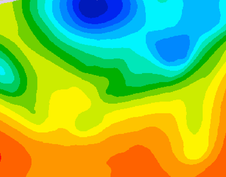 GDPS 500 millibar geopotential height 108 hour forecast chart for Canada based on 2026/05/30 1200Z data