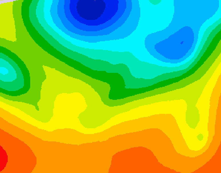 GDPS 500 millibar geopotential height 114 hour forecast chart for Canada based on 2026/05/30 1200Z data