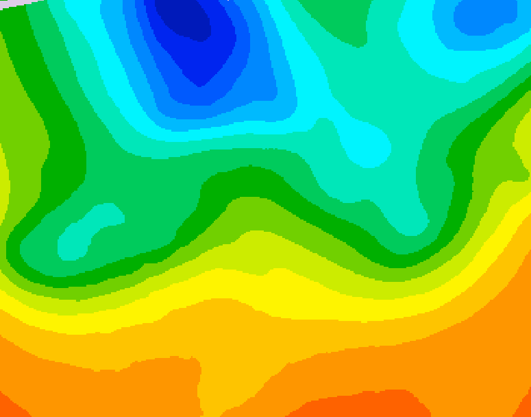 GDPS 500 millibar geopotential height 162 hour forecast chart for Canada based on 2026/05/30 1200Z data