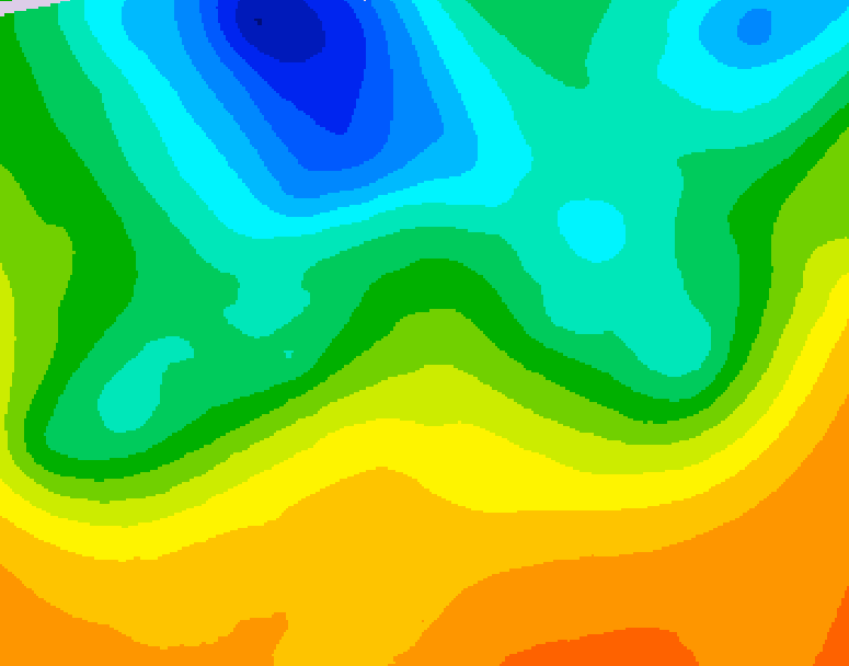 GDPS 500 millibar geopotential height 168 hour forecast chart for Canada based on 2026/05/30 1200Z data