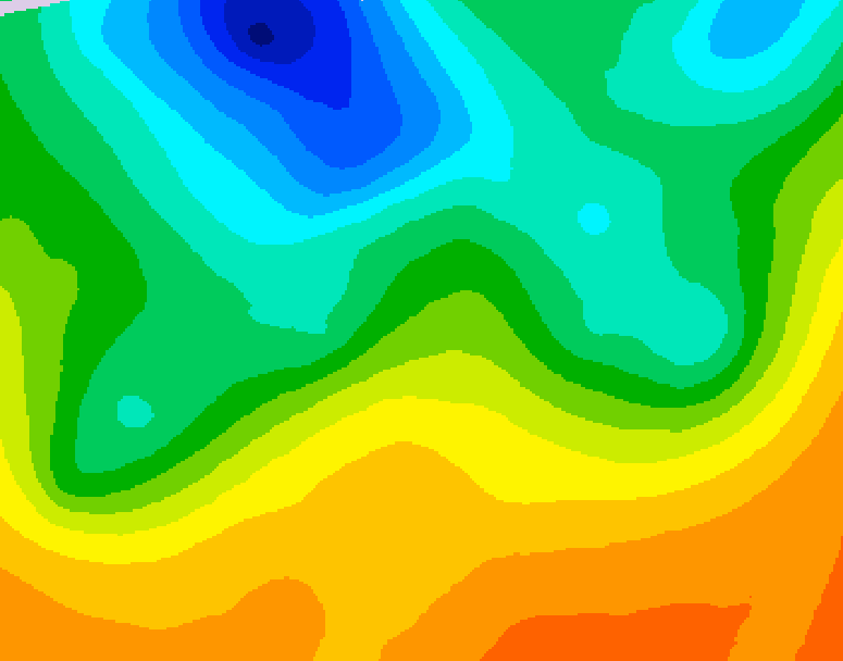 GDPS 500 millibar geopotential height 174 hour forecast chart for Canada based on 2026/05/30 1200Z data