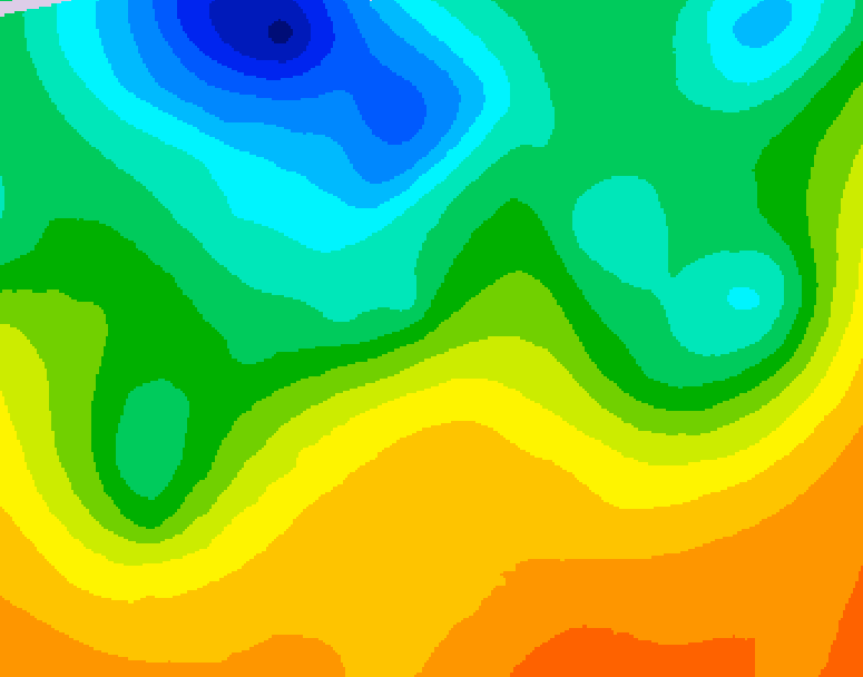 GDPS 500 millibar geopotential height 186 hour forecast chart for Canada based on 2026/05/30 1200Z data