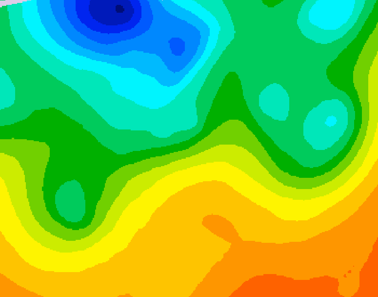 GDPS 500 millibar geopotential height 192 hour forecast chart for Canada based on 2026/05/30 1200Z data
