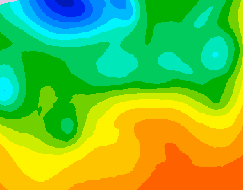 GDPS 500 millibar geopotential height 216 hour forecast chart for Canada based on 2026/05/30 1200Z data