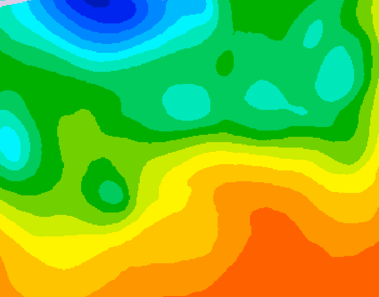 GDPS 500 millibar geopotential height 222 hour forecast chart for Canada based on 2026/05/30 1200Z data