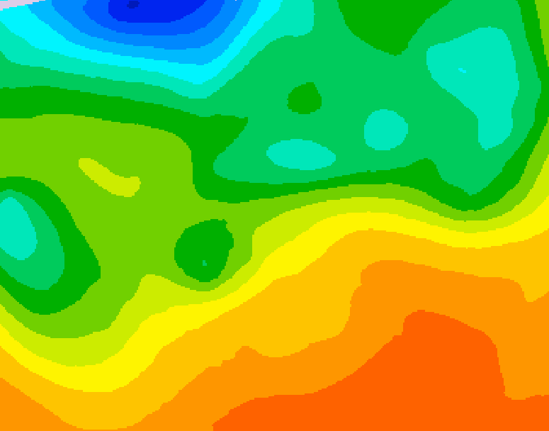 GDPS 500 millibar geopotential height 240 hour forecast chart for Canada based on 2026/05/30 1200Z data