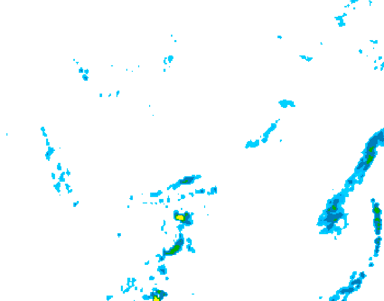 GDPS precipitation 120 hour forecast chart for Canada based on 2026/05/30 0000Z data