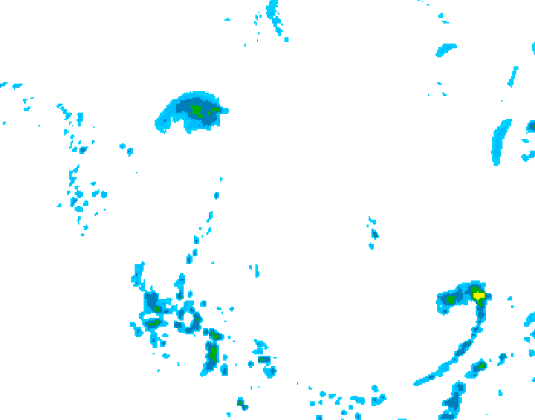 GDPS precipitation 012 hour forecast chart for Canada based on 2026/05/30 1200Z data