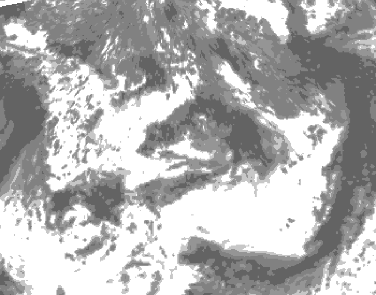 GDPS total cloud 216 hour forecast chart for Canada based on 2026/05/30 0000Z data