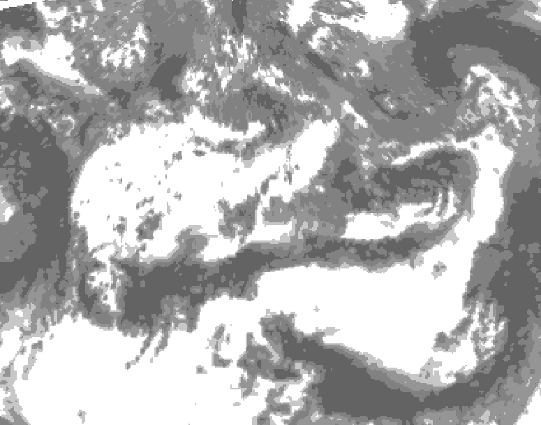 GDPS total cloud 234 hour forecast chart for Canada based on 2026/05/30 0000Z data