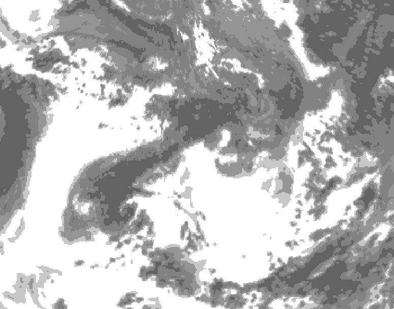 GDPS total cloud 066 hour forecast chart for Canada based on 2026/05/30 1200Z data
