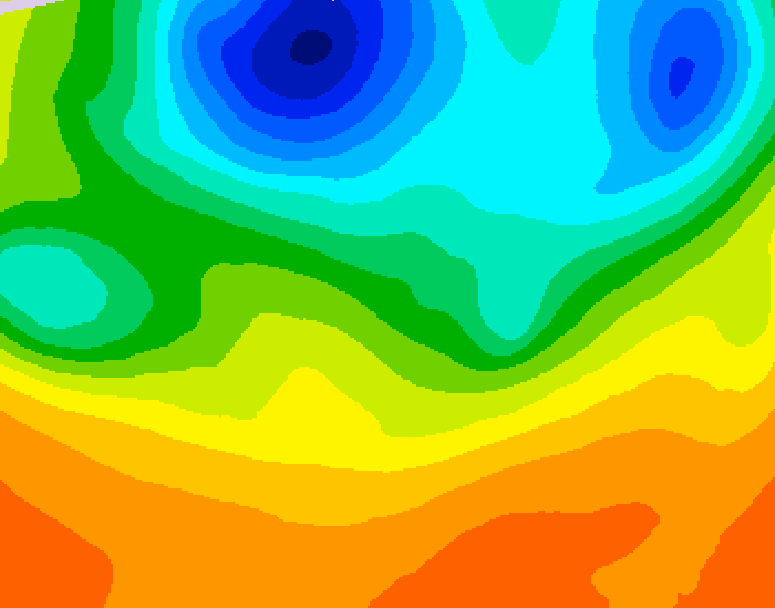 GDPS 500 millibar geopotential height 120 hour forecast chart for Canada based on 2026/05/31 0000Z data