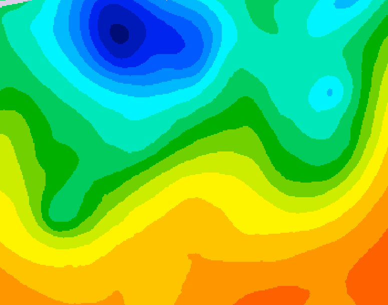 GDPS 500 millibar geopotential height 168 hour forecast chart for Canada based on 2026/05/31 0000Z data