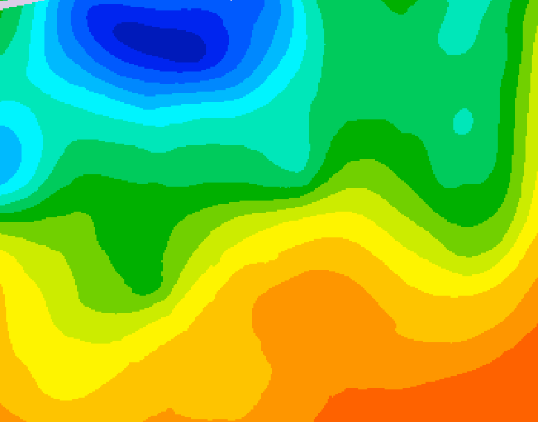 GDPS 500 millibar geopotential height 192 hour forecast chart for Canada based on 2026/05/31 0000Z data