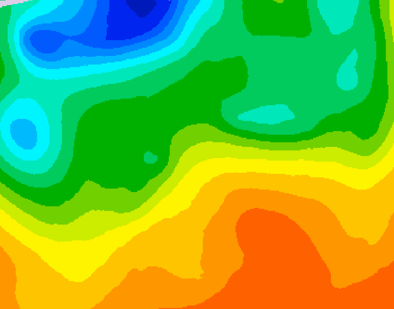 GDPS 500 millibar geopotential height 216 hour forecast chart for Canada based on 2026/05/31 0000Z data