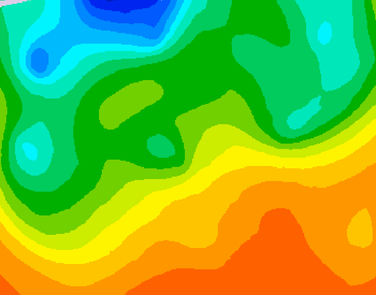 GDPS 500 millibar geopotential height 234 hour forecast chart for Canada based on 2026/05/31 0000Z data