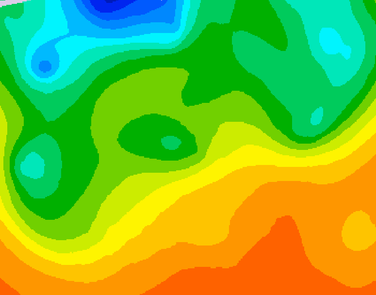 GDPS 500 millibar geopotential height 240 hour forecast chart for Canada based on 2026/05/31 0000Z data
