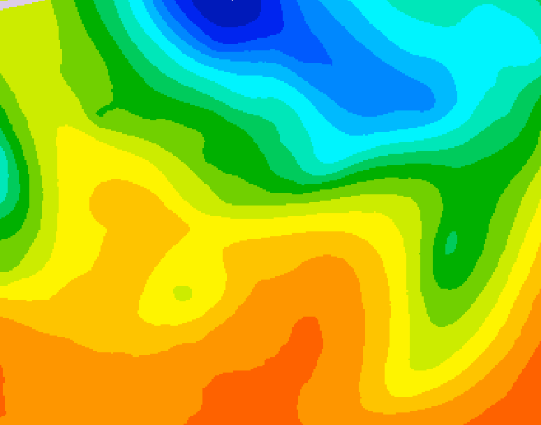 GDPS 500 millibar geopotential height 060 hour forecast chart for Canada based on 2026/05/31 1200Z data