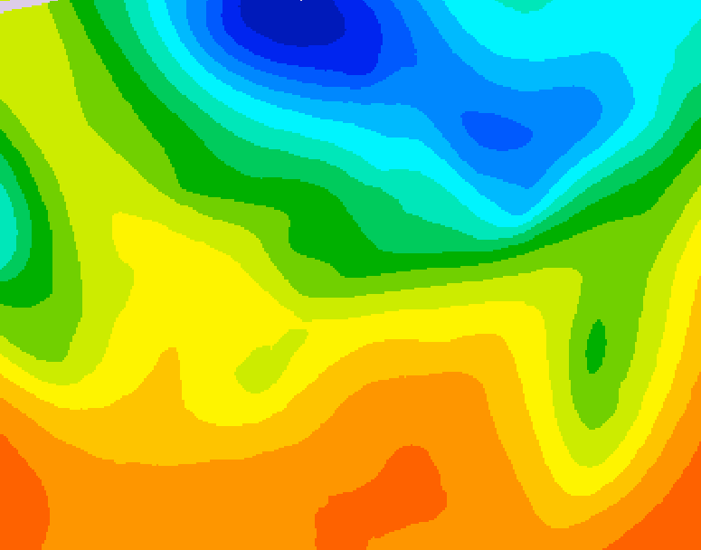 GDPS 500 millibar geopotential height 072 hour forecast chart for Canada based on 2026/05/31 1200Z data