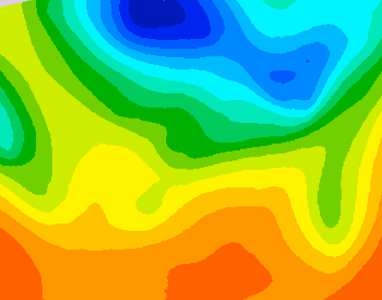 GDPS 500 millibar geopotential height 078 hour forecast chart for Canada based on 2026/05/31 1200Z data