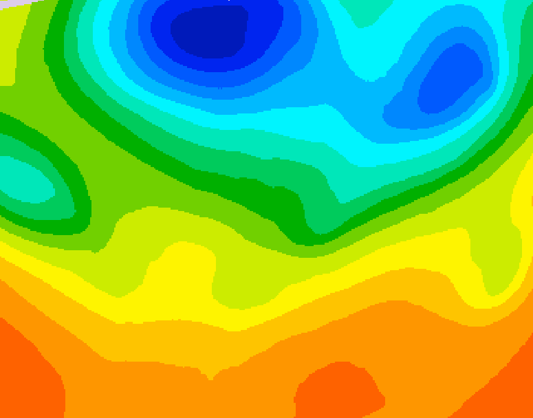 GDPS 500 millibar geopotential height 096 hour forecast chart for Canada based on 2026/05/31 1200Z data