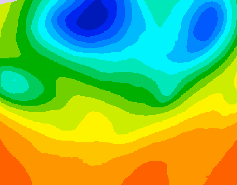 GDPS 500 millibar geopotential height 108 hour forecast chart for Canada based on 2026/05/31 1200Z data