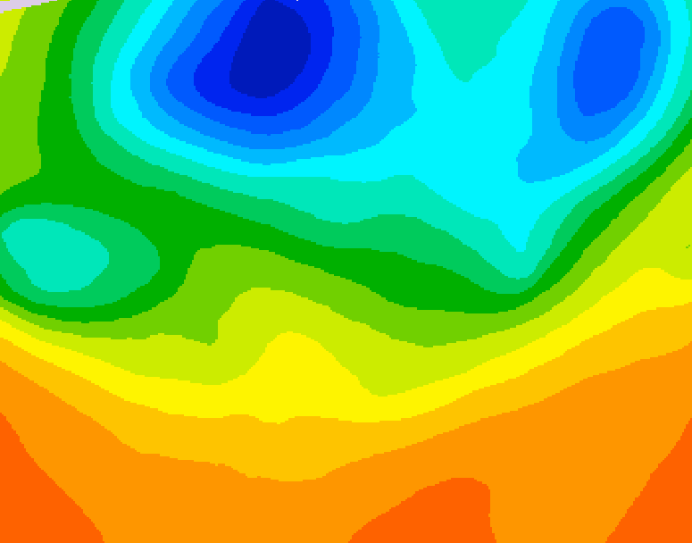 GDPS 500 millibar geopotential height 114 hour forecast chart for Canada based on 2026/05/31 1200Z data