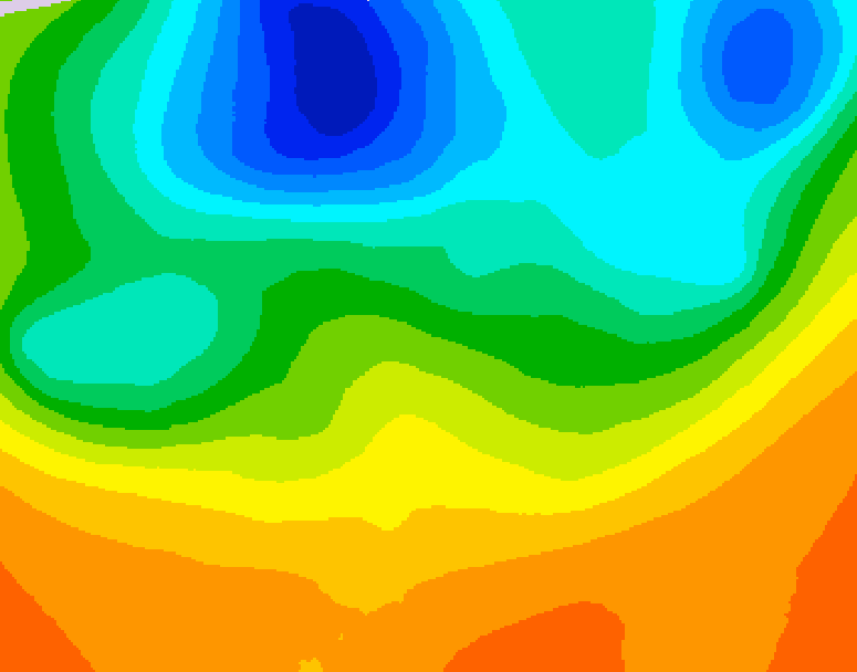 GDPS 500 millibar geopotential height 126 hour forecast chart for Canada based on 2026/05/31 1200Z data