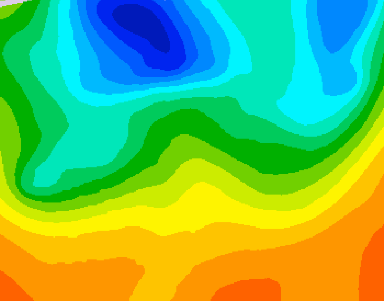 GDPS 500 millibar geopotential height 138 hour forecast chart for Canada based on 2026/05/31 1200Z data