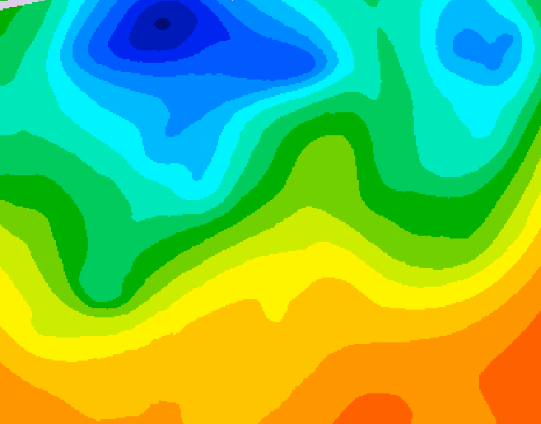 GDPS 500 millibar geopotential height 156 hour forecast chart for Canada based on 2026/05/31 1200Z data
