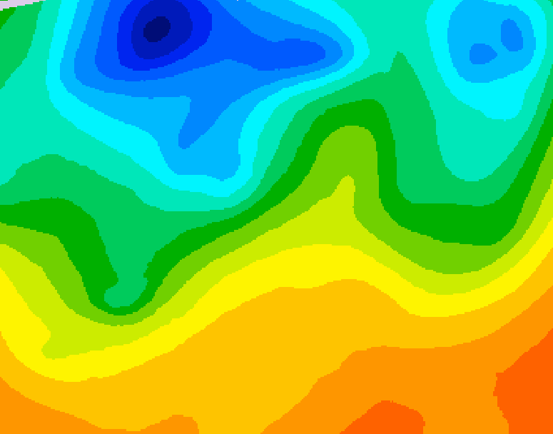 GDPS 500 millibar geopotential height 162 hour forecast chart for Canada based on 2026/05/31 1200Z data
