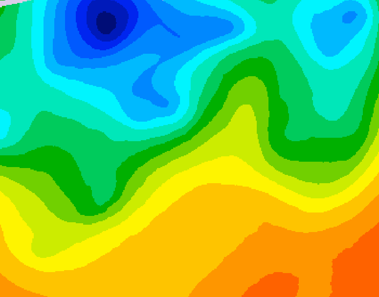 GDPS 500 millibar geopotential height 168 hour forecast chart for Canada based on 2026/05/31 1200Z data