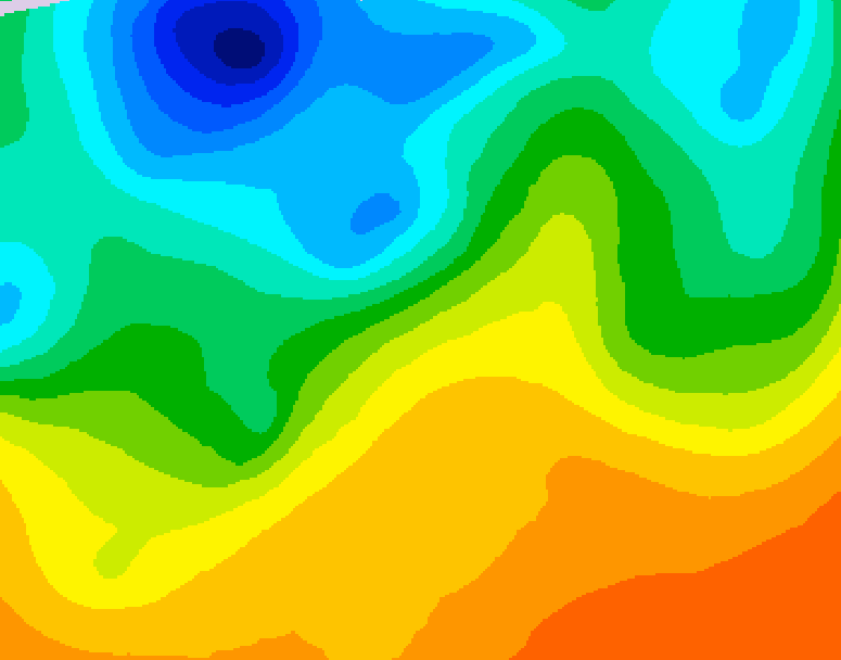 GDPS 500 millibar geopotential height 174 hour forecast chart for Canada based on 2026/05/31 1200Z data