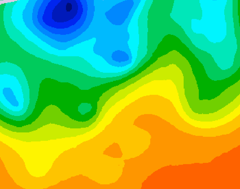 GDPS 500 millibar geopotential height 186 hour forecast chart for Canada based on 2026/05/31 1200Z data