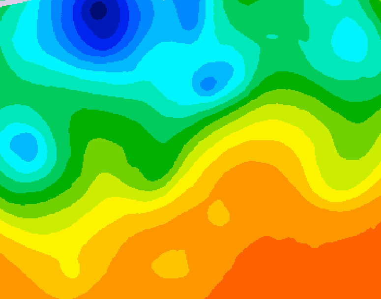 GDPS 500 millibar geopotential height 198 hour forecast chart for Canada based on 2026/05/31 1200Z data