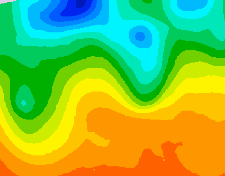 GDPS 500 millibar geopotential height 234 hour forecast chart for Canada based on 2026/05/31 1200Z data