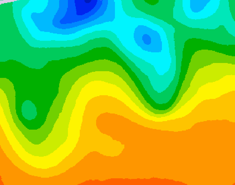 GDPS 500 millibar geopotential height 240 hour forecast chart for Canada based on 2026/05/31 1200Z data