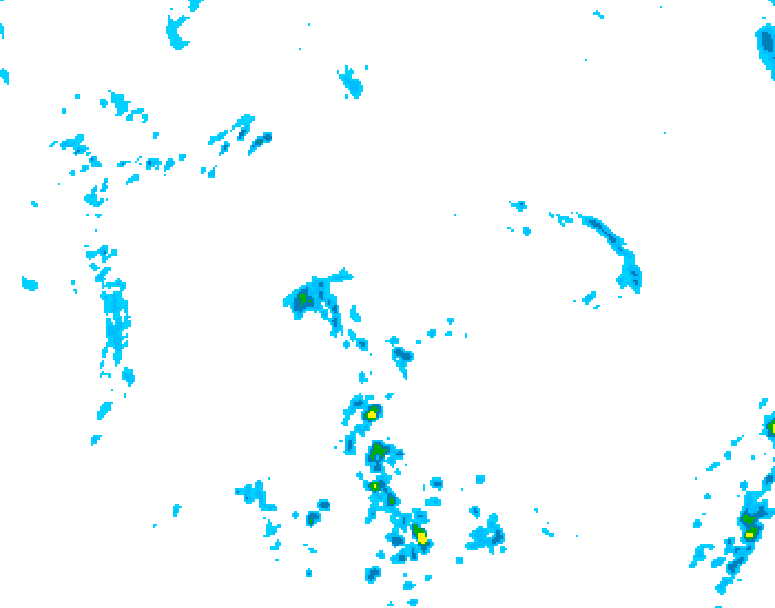 GDPS precipitation 216 hour forecast chart for Canada based on 2026/05/31 0000Z data