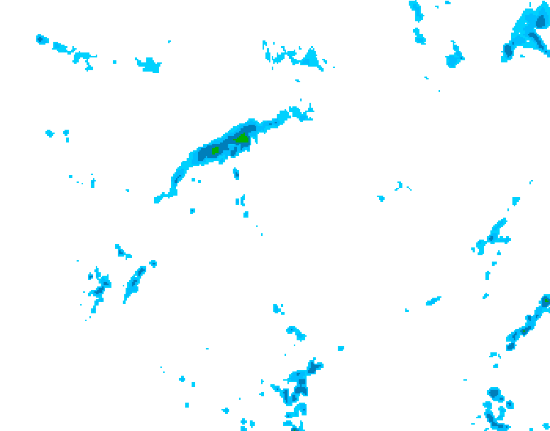 GDPS precipitation 150 hour forecast chart for Canada based on 2026/05/31 1200Z data