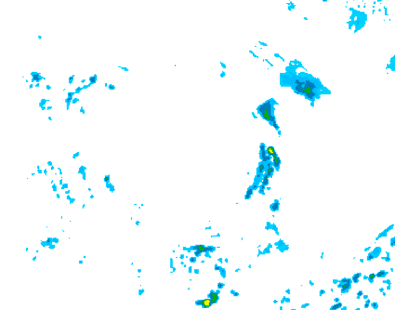 GDPS precipitation 222 hour forecast chart for Canada based on 2026/05/31 1200Z data