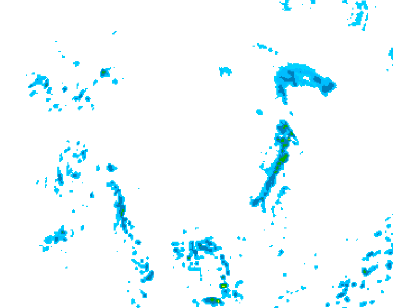 GDPS precipitation 228 hour forecast chart for Canada based on 2026/05/31 1200Z data