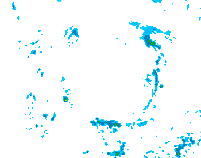 GDPS precipitation 240 hour forecast chart for Canada based on 2026/05/31 1200Z data