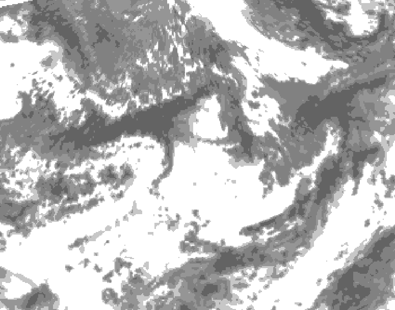 GDPS total cloud 144 hour forecast chart for Canada based on 2026/05/31 0000Z data