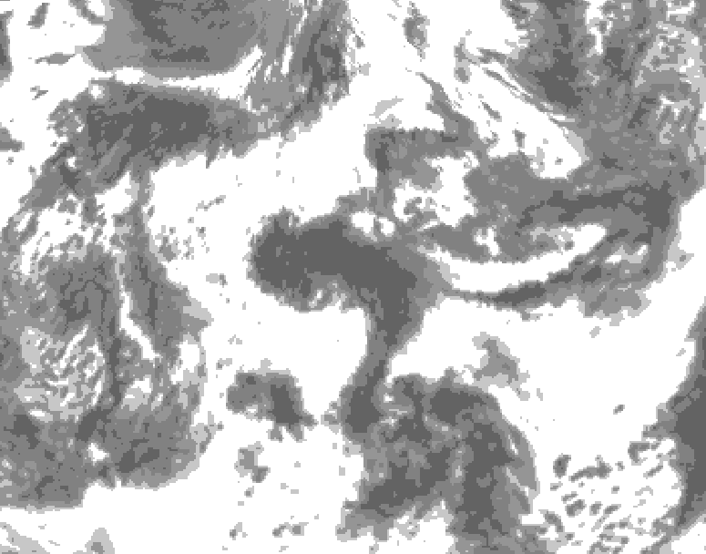 GDPS total cloud 234 hour forecast chart for Canada based on 2026/05/31 0000Z data