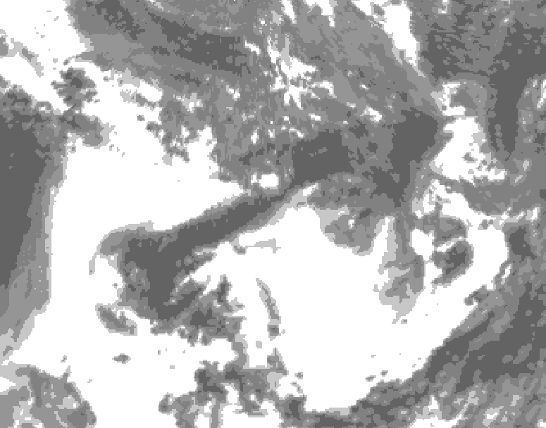 GDPS total cloud 048 hour forecast chart for Canada based on 2026/05/31 1200Z data