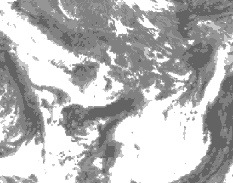 GDPS total cloud 078 hour forecast chart for Canada based on 2026/05/31 1200Z data